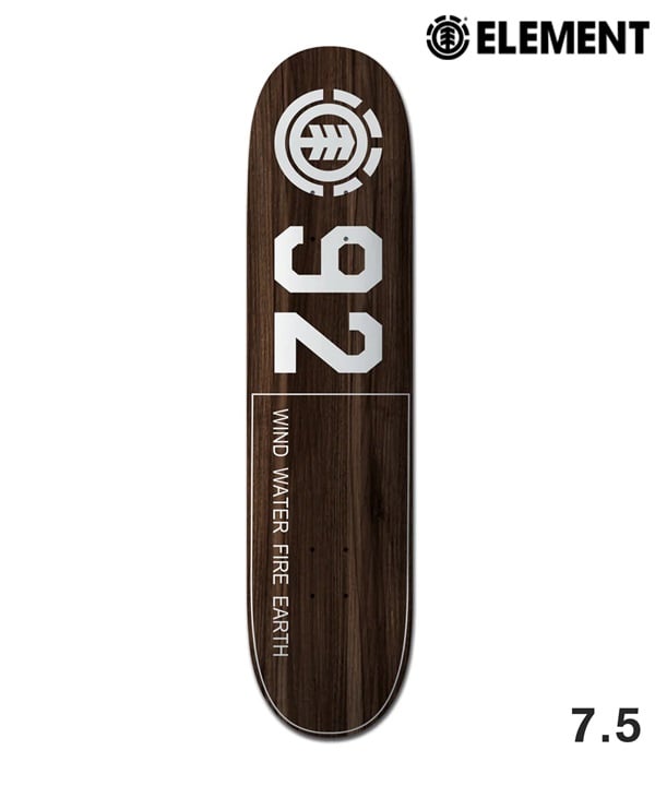 ELEMENT エレメント スケートボード デッキ 7.5inch 92 CPSL BROWN PLY 初心者 おすすめ