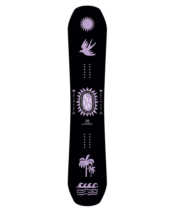 ALLIAN アライアン プリズムガール PRISM GIRL スノーボード 板 フリーラン カービング キッカー レディース 26-27 早期購入(BK/PU-144cm)