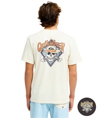 QUIKSILVER クイックシルバー 半袖 Tシャツ メンズ コラボ ONE PIECE X QUIKSILVER PIRATES ISLAND SS EQYZT08508(BWT-S)
