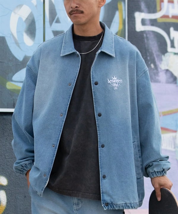 DC ディーシー アウター コーチジャケット メンズ オーバーサイズ DJK261004