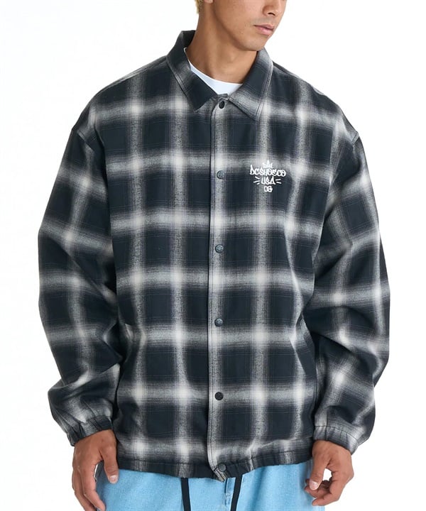 DC ディーシー アウター コーチジャケット メンズ オーバーサイズ DJK261004