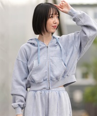 DC ディーシー ジップアップ パーカー レディース クロップド丈 ショート丈 26 WS HIDDEN SHORT Z LZH261309(BLS-M)