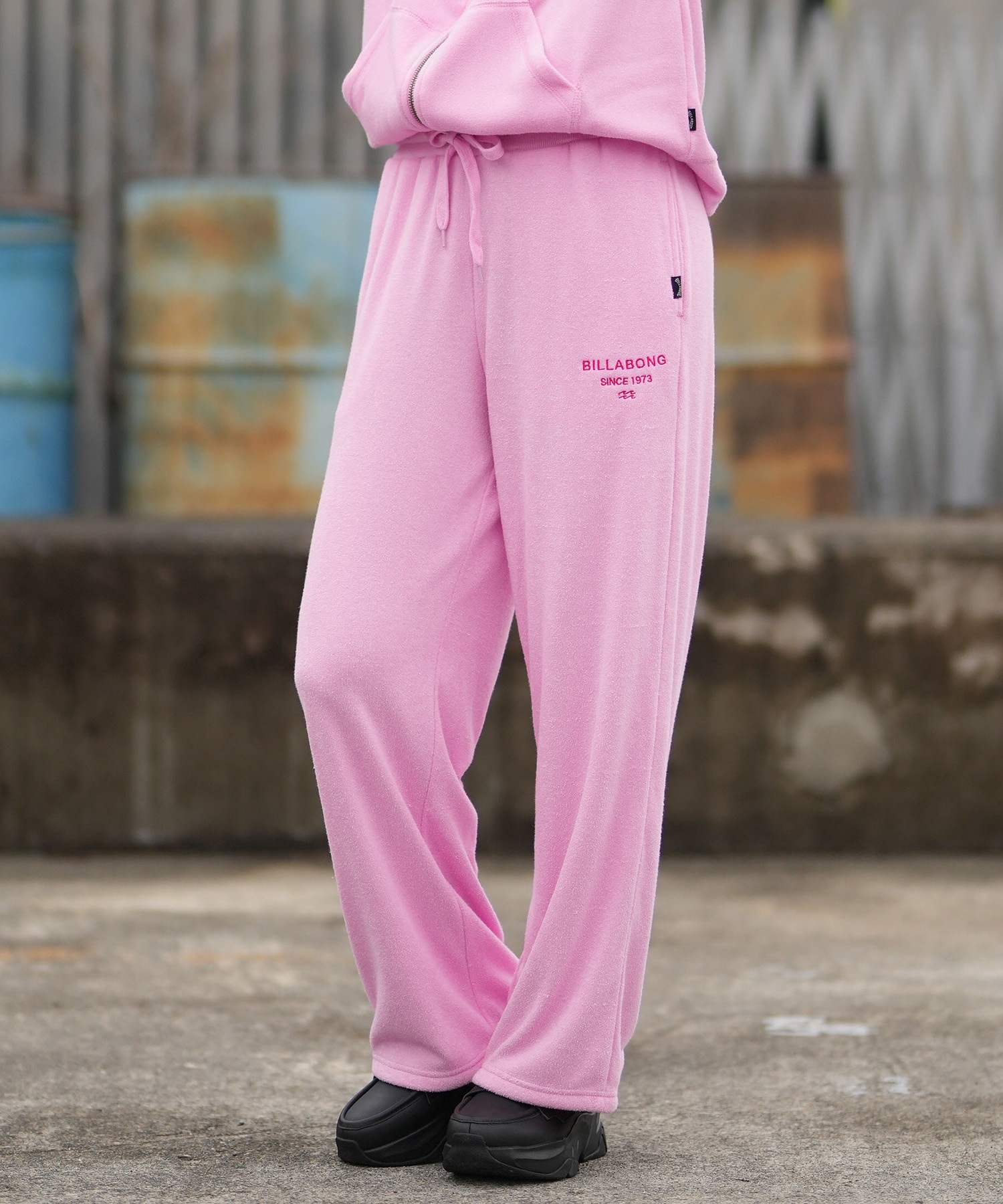 BILLABONG ビラボン ロングパンツ レディース パイル生地 セットアップ対応 BG013707(PPK-M)