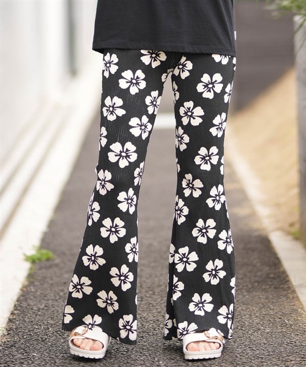 BILLABONG ビラボン ロングパンツ レディース 花柄 FLARE LEGGING BG013U07 ムラサキスポーツ限定