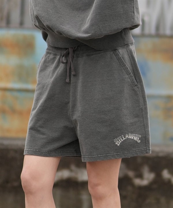 BILLABONG ビラボン ショートパンツ レディース ARCH LOGO SWEAT SHORTS BG013U04 ムラサキスポーツ限定