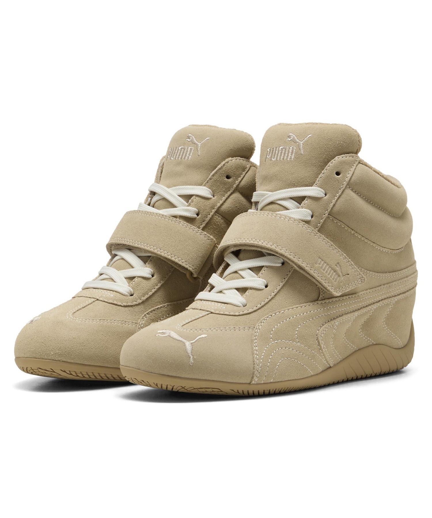 PUMA プーマ スニーカー レディース ハイカット SPEEDCAT WEDGE FADED WNS 408118(01-23.0cm)