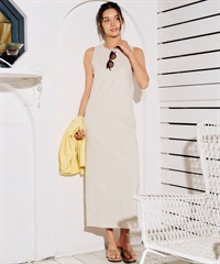 RIKKA FEMME リッカファム ワンピース レディース リブワンピ ロング丈 RF6S-1408(GRY-FREE)