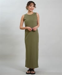 RIKKA FEMME リッカファム ワンピース レディース リブワンピ ロング丈 RF6S-1408(KHA-FREE)