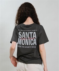 RIKKA FEMME リッカファム 半袖 Tシャツ レディース バックプリント 吸水速乾 UVカット RF6S-2102(CHA-SM)