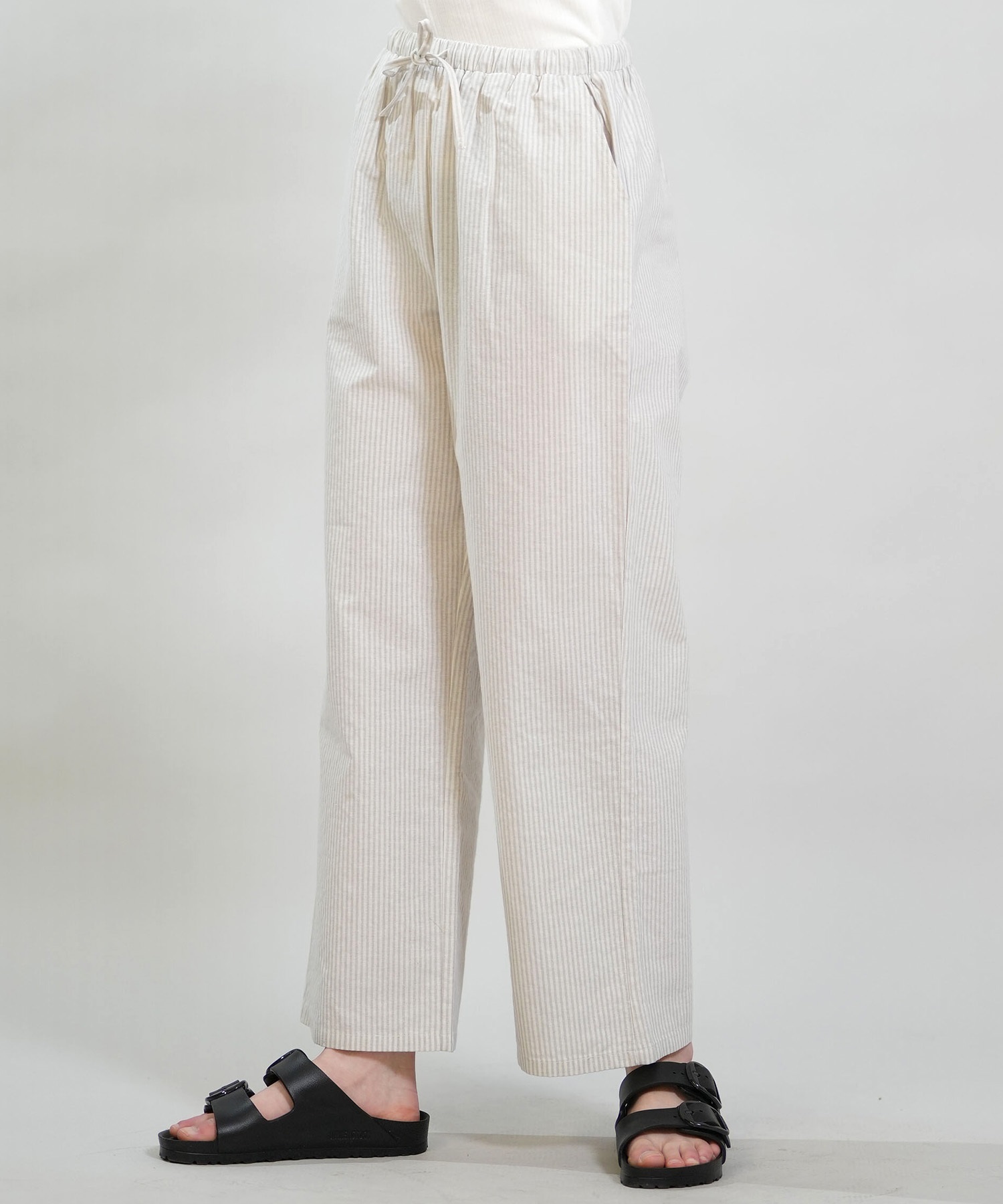 RIKKA FEMME リッカファム ロングパンツ レディース イージーパンツ RF6S-3102(WT/GY-FREE)