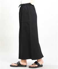 RIKKA FEMME リッカファム スカート レディース Iライン ロング丈 スウェット RF6S-3502(BLK-FREE)