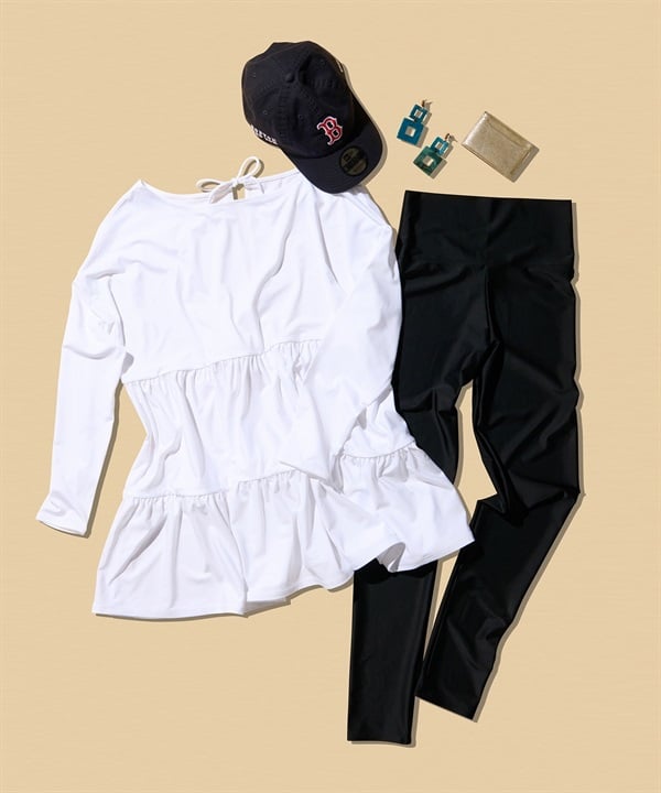 RIKKA FEMME リッカファム ラッシュガード 2点セット UVケアラッシュガード RF6S-4302