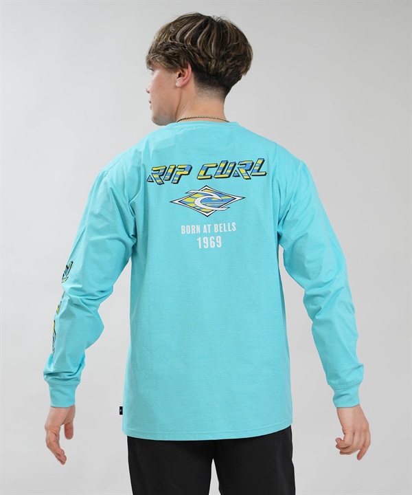 RIP CURL リップカール 長袖 Tシャツ メンズ ラッシュガード BORN AT BELLS LS RASH RCM6S-4301