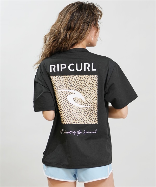 RIP CURL リップカール 水着 ラッシュガード 半袖 Tシャツ レディース 水陸両用 BOXY WIDE FIT TEE UVケアラッシュガード RCL6S-4306