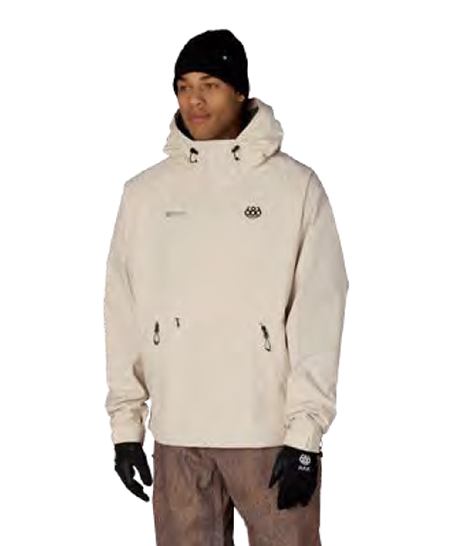 686 シックスエイトシックス ウインドストッパー プルオーバーフーディー M6WNCS129 スノーボード ウェア パーカー 耐水 防風 ソフトシェル メンズ 26-27 早期購入/店頭受取対象外(LMST-S)