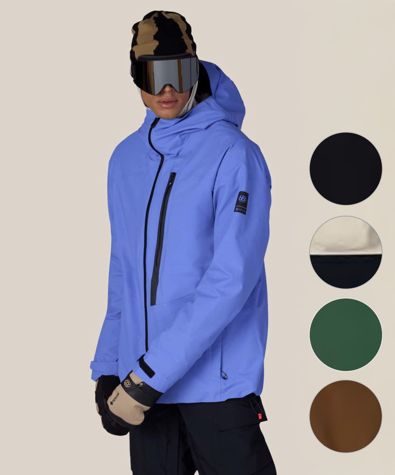 686 シックスエイトシックス ゴアテックス サーマグラフ ジャケット M5WN159 スノーボード ウェア 定番 人気 メンズ 26-27 早期購入/店頭受取対象外 A30(ALBL-S)