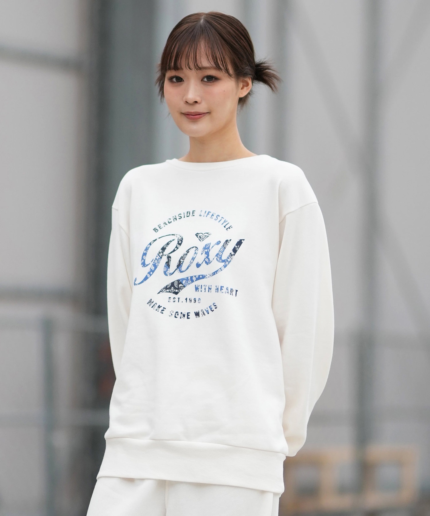 ROXY ロキシー トレーナー スウェット レディース 裏毛 ROXY WITH HEART PULLOVER RPO261072(NAT-S)