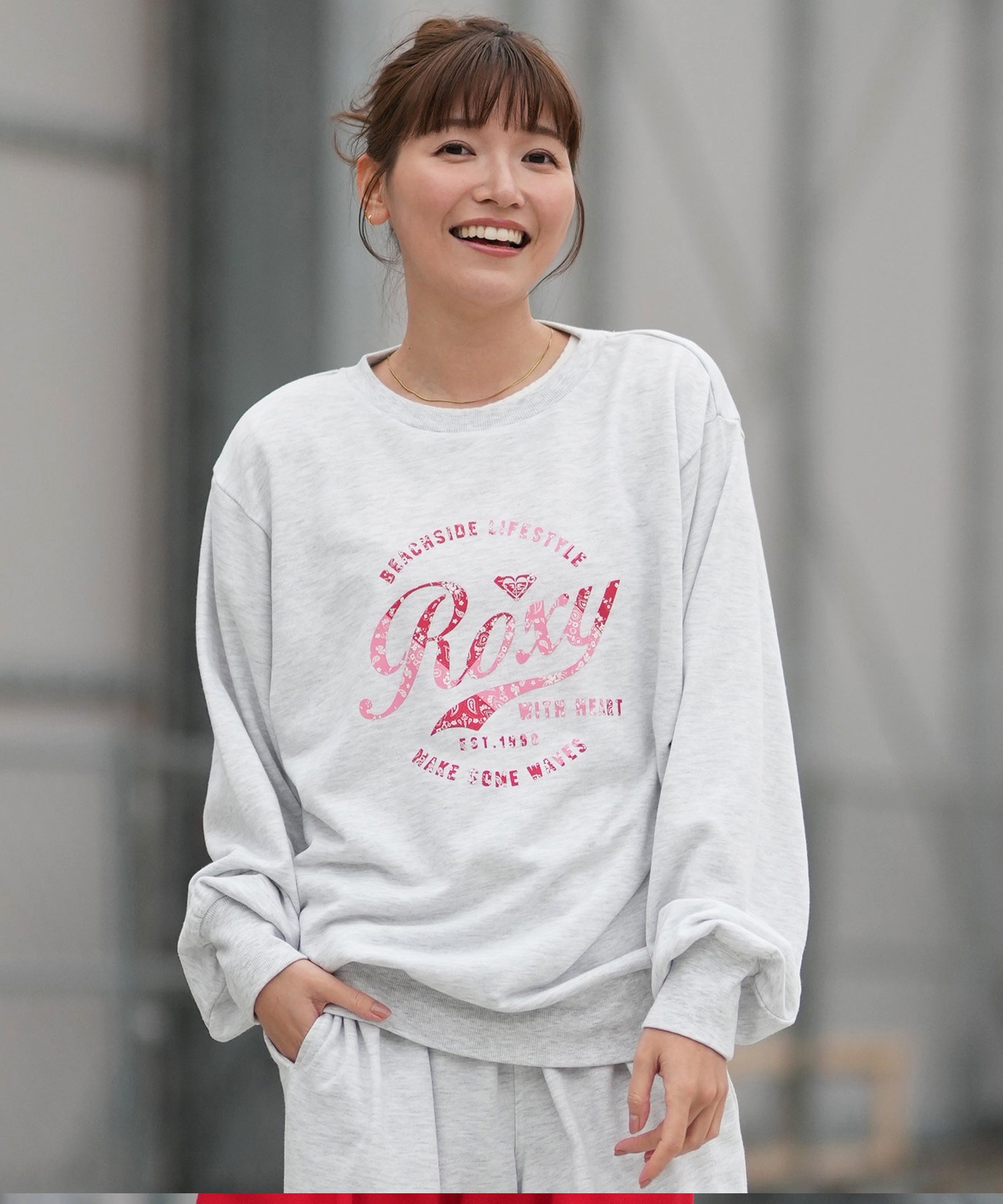 ROXY ロキシー トレーナー スウェット レディース 裏毛 ROXY WITH HEART PULLOVER RPO261072(HER-S)