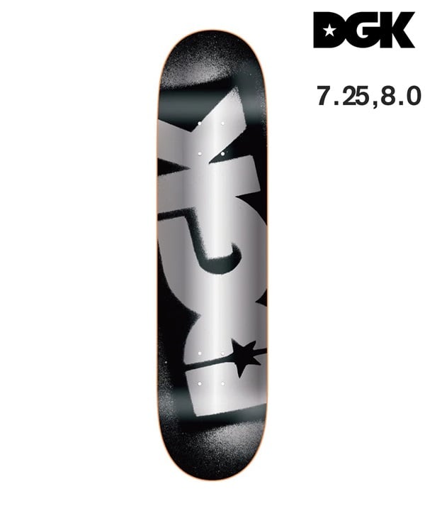 DGK ディージーケー スケートボード デッキ キッズ,大人 7.25,8.0inch OG LOGO TEAM ムラサキスポーツ 初心者