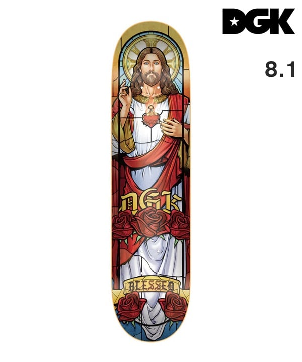 DGK ディージーケー スケートボード デッキ 8.1inch PRINCE OF PEACE TEAM ムラサキスポーツ 初心者