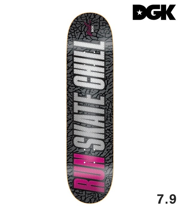 DGK ディージーケー スケートボード デッキ 7.9inch RUN SKATE CHILL 初心者 おすすめ