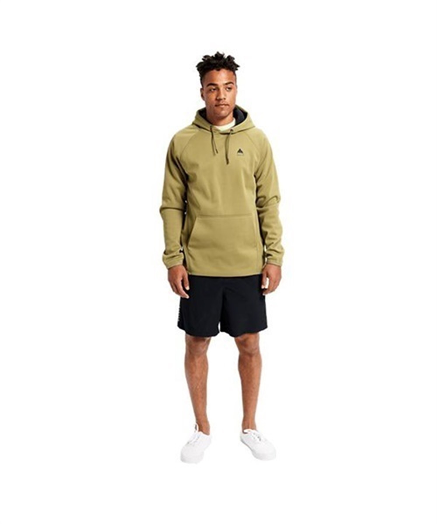 BURTON バートン Crown Weatherproof Pullover Fleece スノーボード インナーウェア 22-24モデル KK F30(Martini-Olive-XS)