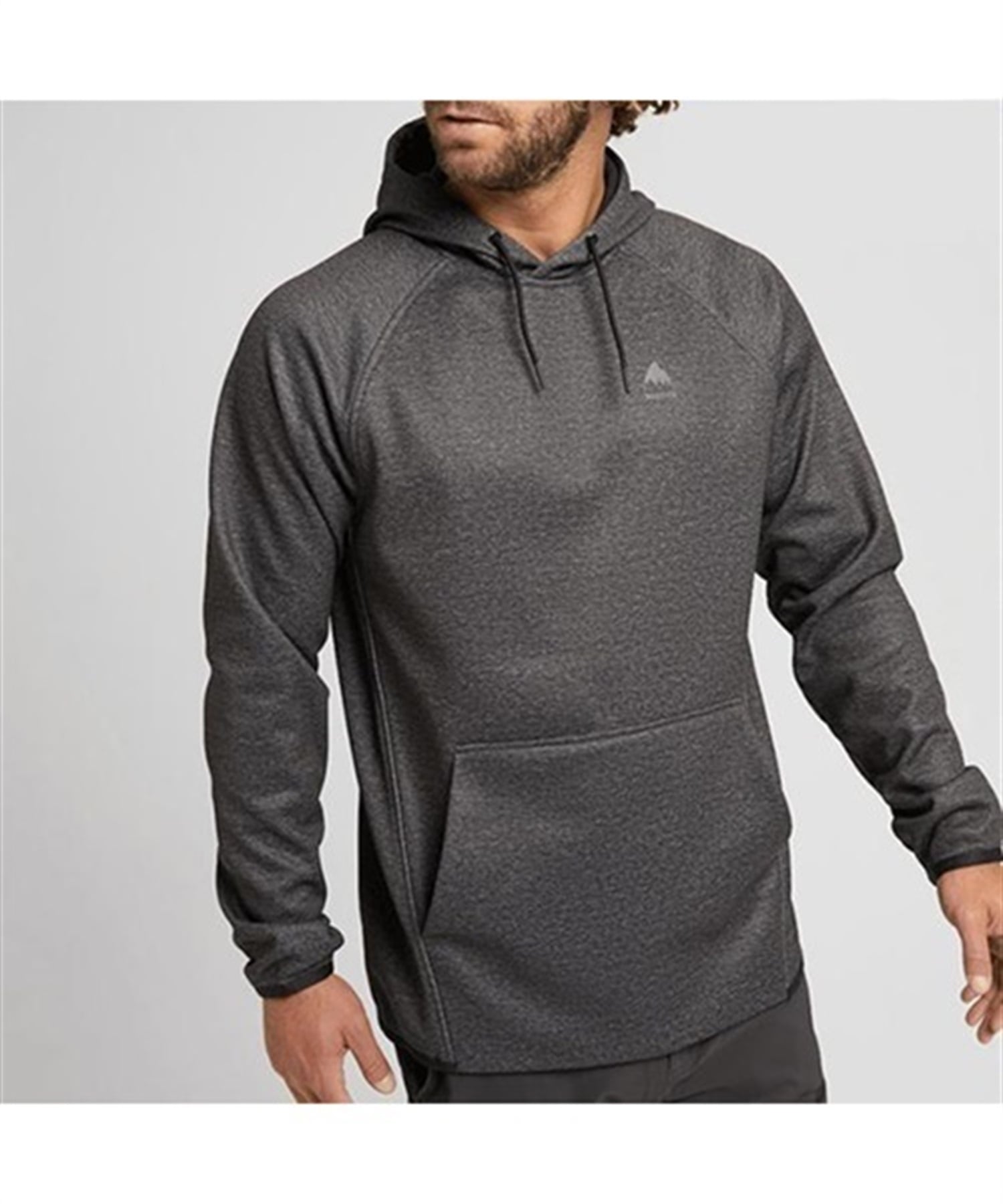 BURTON バートン Crown Weatherproof Pullover Fleece スノーボード インナーウェア 22-24モデル KK F30(True-Black-Heather-XS)