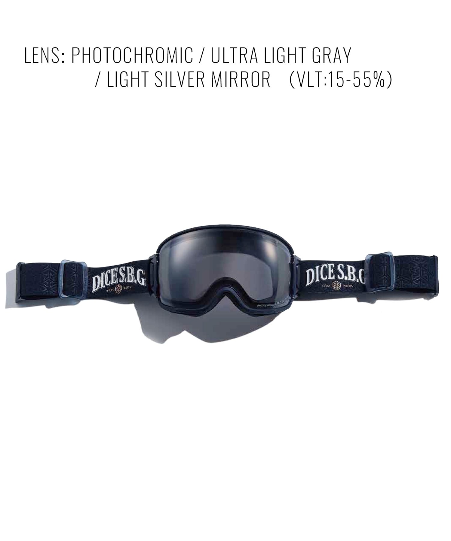 DICE ダイス BANK BK44570 調光レンズ 球面レンズ ウルトラレンズ スノーボード ゴーグル ユニセックス ムラサキスポーツ 24-25モデル LL G11(G-ONESIZE)