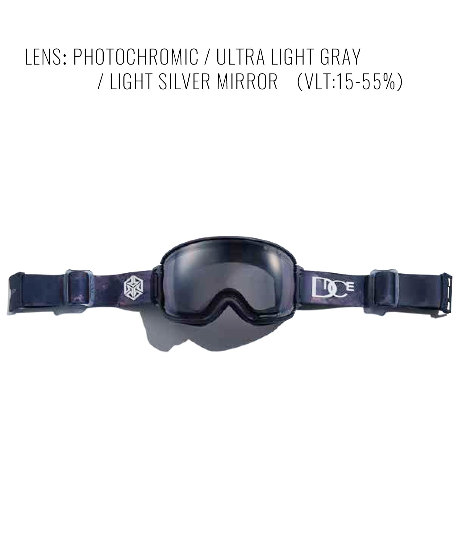 DICE ダイス BANK BK44570 調光レンズ 球面レンズ ウルトラレンズ スノーボード ゴーグル ユニセックス ムラサキスポーツ 24-25モデル LL G11(G-ONESIZE)