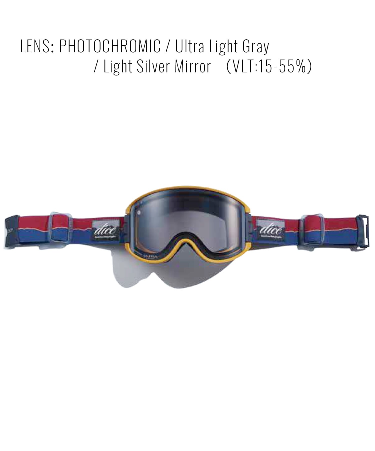 DICE ダイス GOODMAN GM44570 調光レンズ 平面レンズ スノーボード ゴーグル ユニセックス ムラサキスポーツ 24-25モデル LL G11(G-ONESIZE)