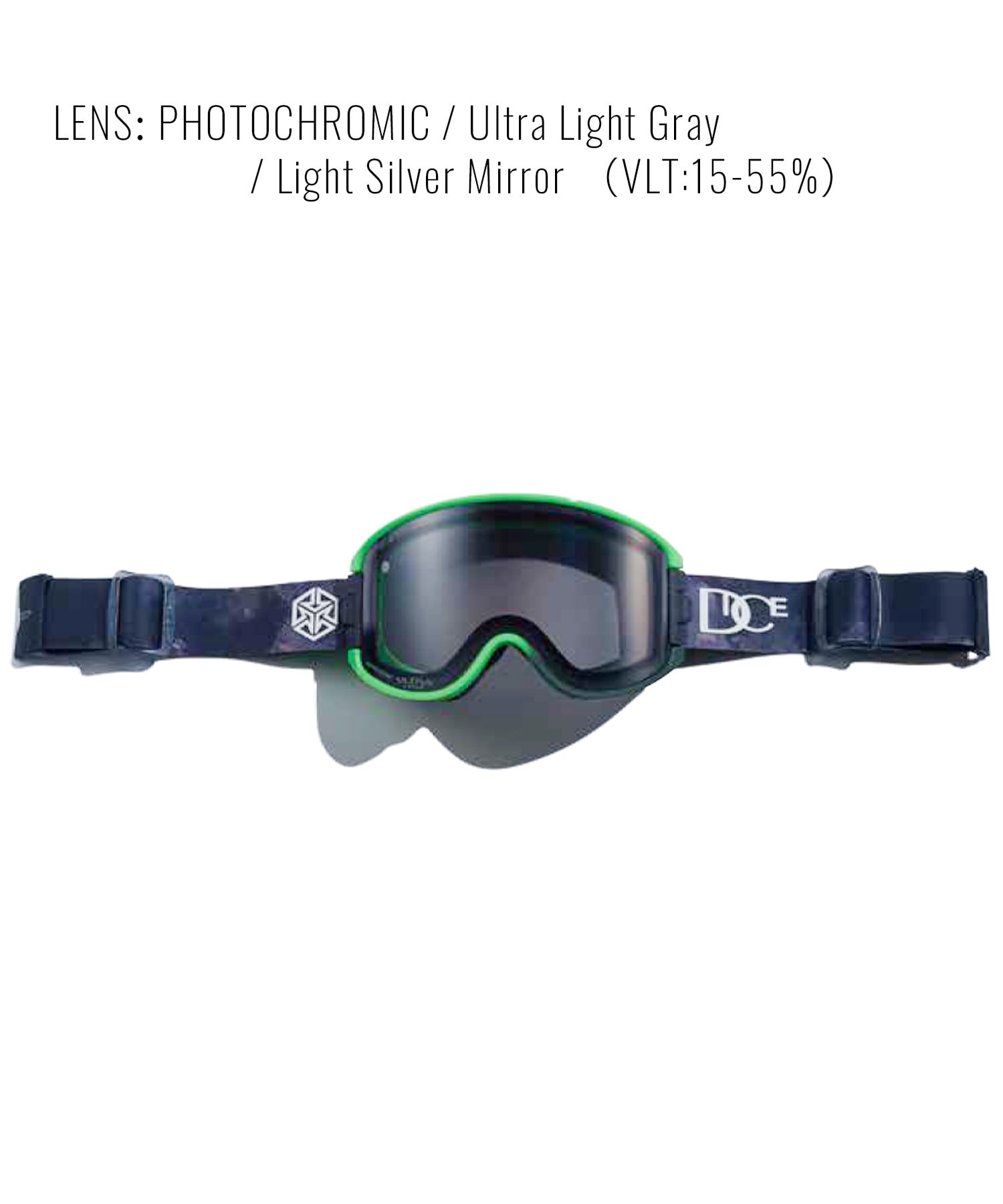 DICE ダイス GOODMAN GM44570 調光レンズ 平面レンズ スノーボード ゴーグル ユニセックス ムラサキスポーツ 24-25モデル LL G11(G-ONESIZE)
