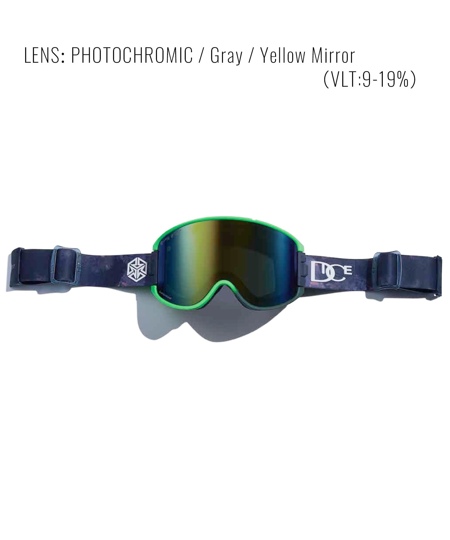 DICE ダイス GOODMAN GM45656 調光レンズ 平面レンズ スノーボード ゴーグル ユニセックス ムラサキスポーツ 24-25モデル LL G11(G-ONESIZE)