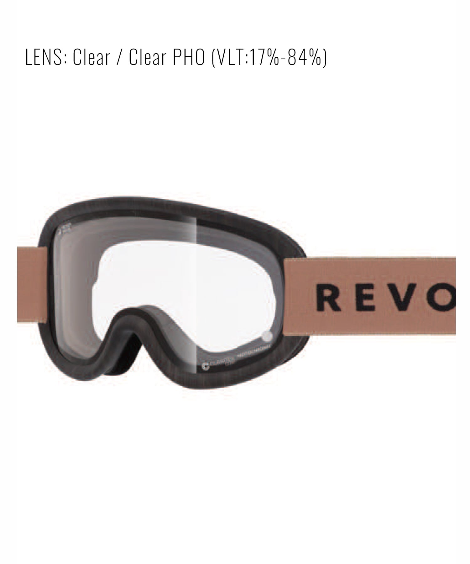 REVOLT リボルト SUPER LIGHT FRAME R25MBW 調光レンズ 平面レンズ スノーボード ゴーグル ユニセックス ムラサキスポーツ 24-25モデル LL J17(BGP-ONESIZE)