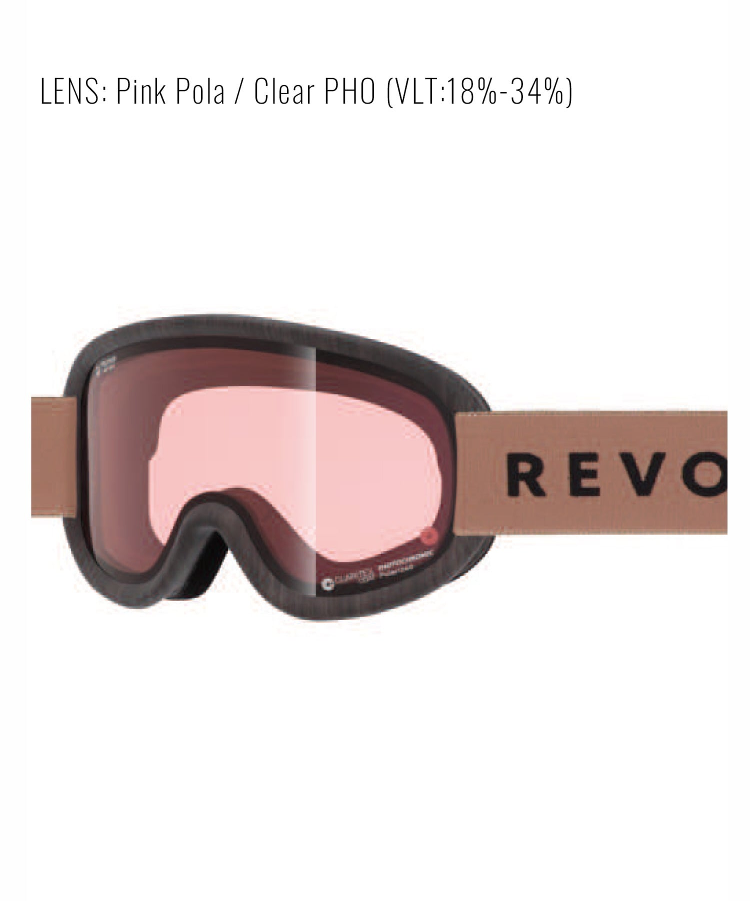 REVOLT リボルト SUPER LIGHT FRAME R25MBW 調光レンズ 平面レンズ スノーボード ゴーグル ユニセックス ムラサキスポーツ 24-25モデル LL J17(BGP-ONESIZE)