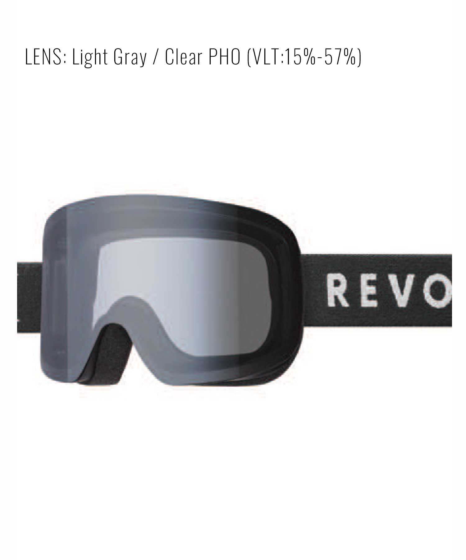 REVOLT リボルト FRAMELESS RC 調光レンズ 平面レンズ スノーボード ゴーグル ユニセックス ムラサキスポーツ 24-25モデル LL J17(09GCP-ONESIZE)