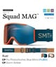 SMITH スミス SQUAD MAG 平面 スノーボード ゴーグル ユニセックス ムラサキスポーツ 24-25モデル LX I20(Rust-ONESIZE)