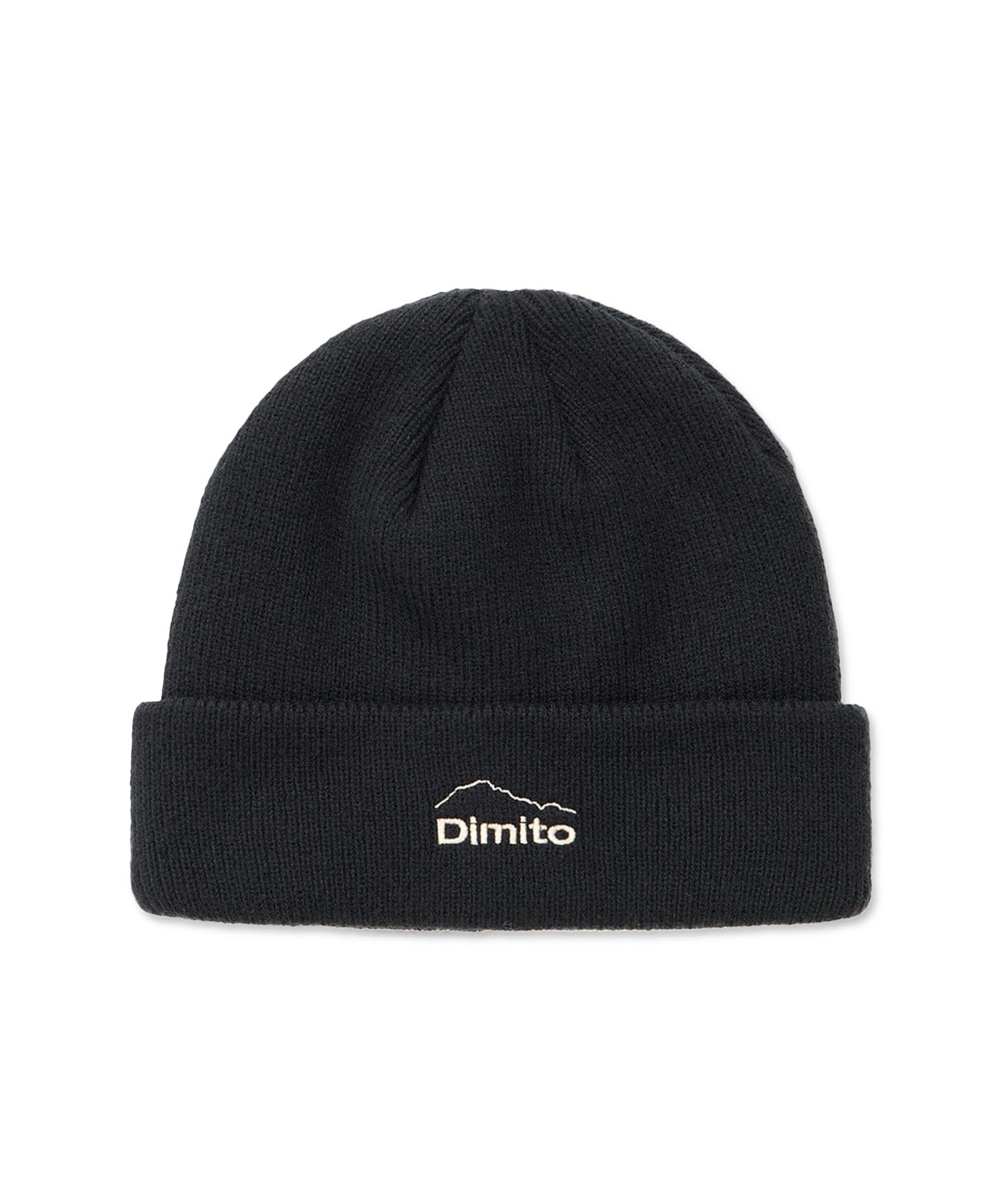 DIMITO ディミト DMT LOGO BEANIE スノーボード ビーニー ユニセックス ムラサキスポーツ 24-25モデル LL J3(WHITE-ONESIZE)