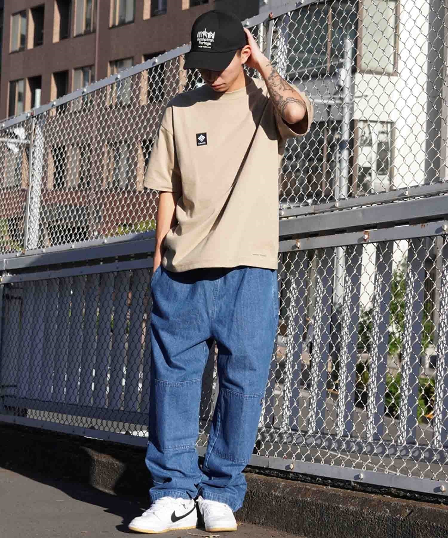 【ムラサキスポーツ限定】columbia コロンビア メンズ オーバーサイズ Tシャツ 半袖T UVケア バックプリント PM4502(266-M)