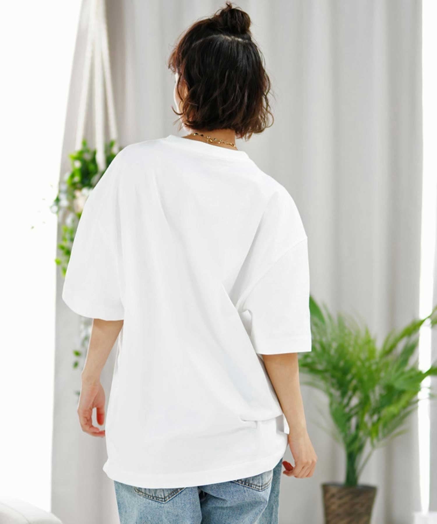 PUMA プーマ×X-girl 684307 半袖 Tシャツ オーバーサイズ ロゴT ワンポイント(02-S)