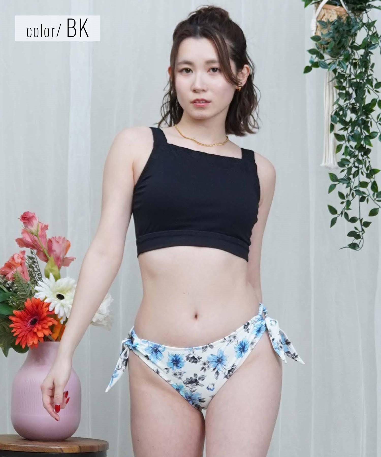 LAETITIA レリッタ 水着 レディース タンキニ 花柄 3点セット 441301(WT-9)