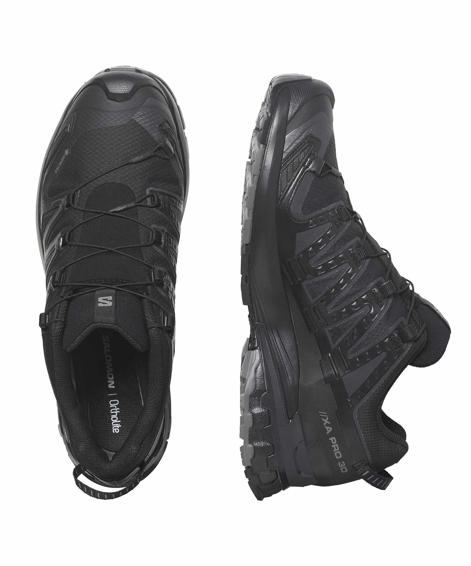 SALOMON/サロモン XA PRO 3D V9 GTX エックスエープロブイナインゴアテックス メンズ シューズ 防水 アウトドア L47270100(BLACK-25.0cm)