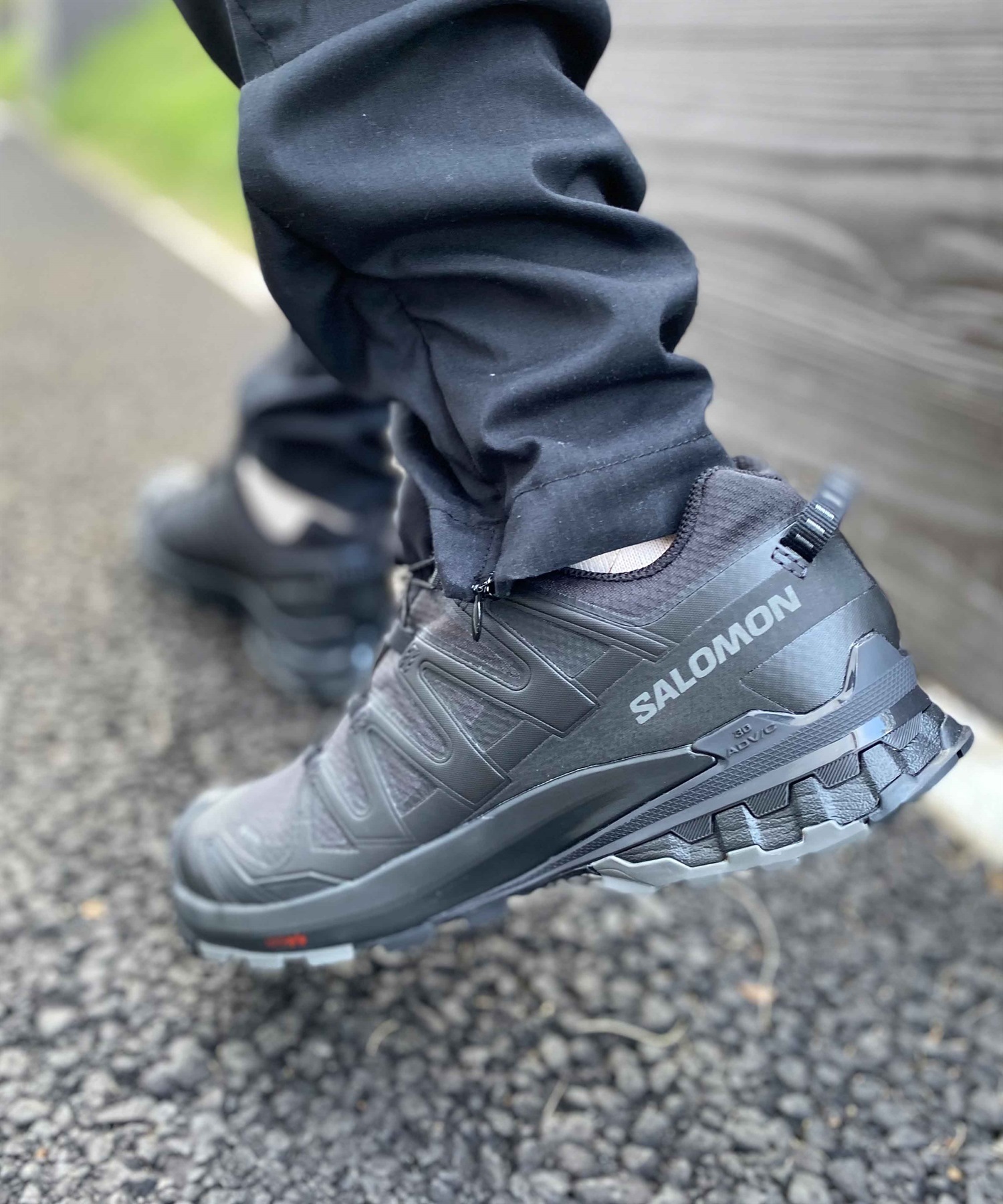 SALOMON/サロモン XA PRO 3D V9 GTX エックスエープロブイナインゴアテックス メンズ シューズ 防水 アウトドア L47270100(BLACK-25.0cm)