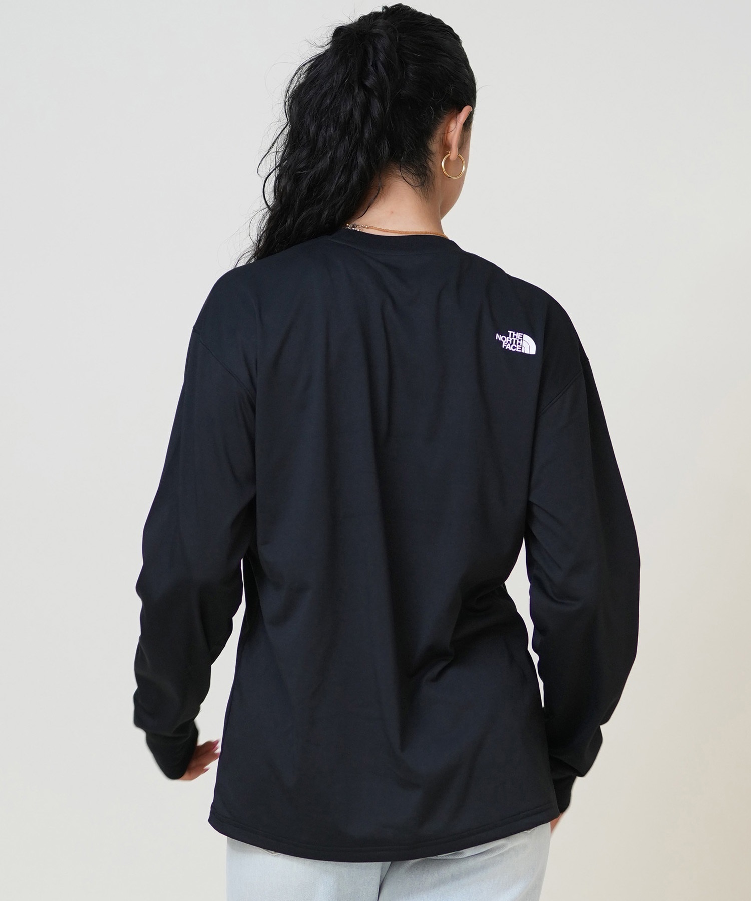 THE NORTH FACE ザ・ノース・フェイス 長袖 Tシャツ ロンT レディース ロングスリーブフリーラングラフィッククルー NT62593(K-S)