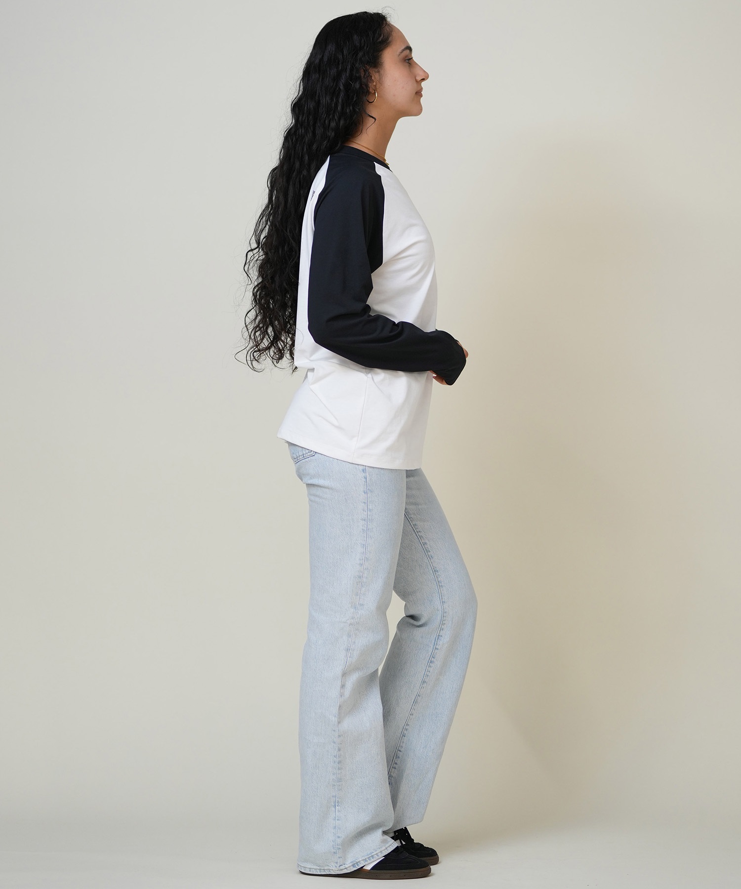 THE NORTH FACE ザ・ノース・フェイス 長袖 Tシャツ ロンT レディース ラグラン ロングスリーブイーエスベースボールティー NT82591(WK-S)