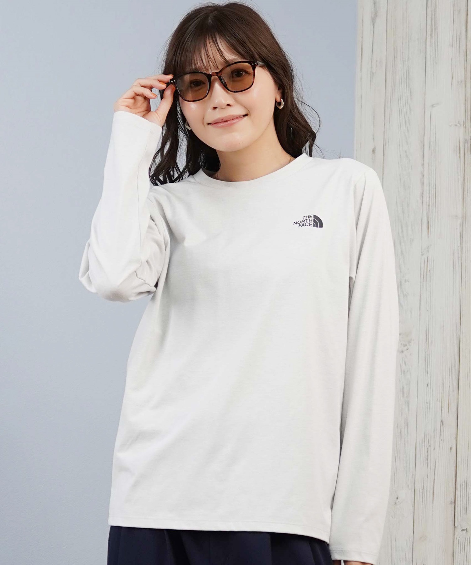 THE NORTH FACE ザ・ノース・フェイス 長袖 Tシャツ ロンT レディース バックプリント ロゴ L S ES Climbing Logo Tee NTW82584(K-M)
