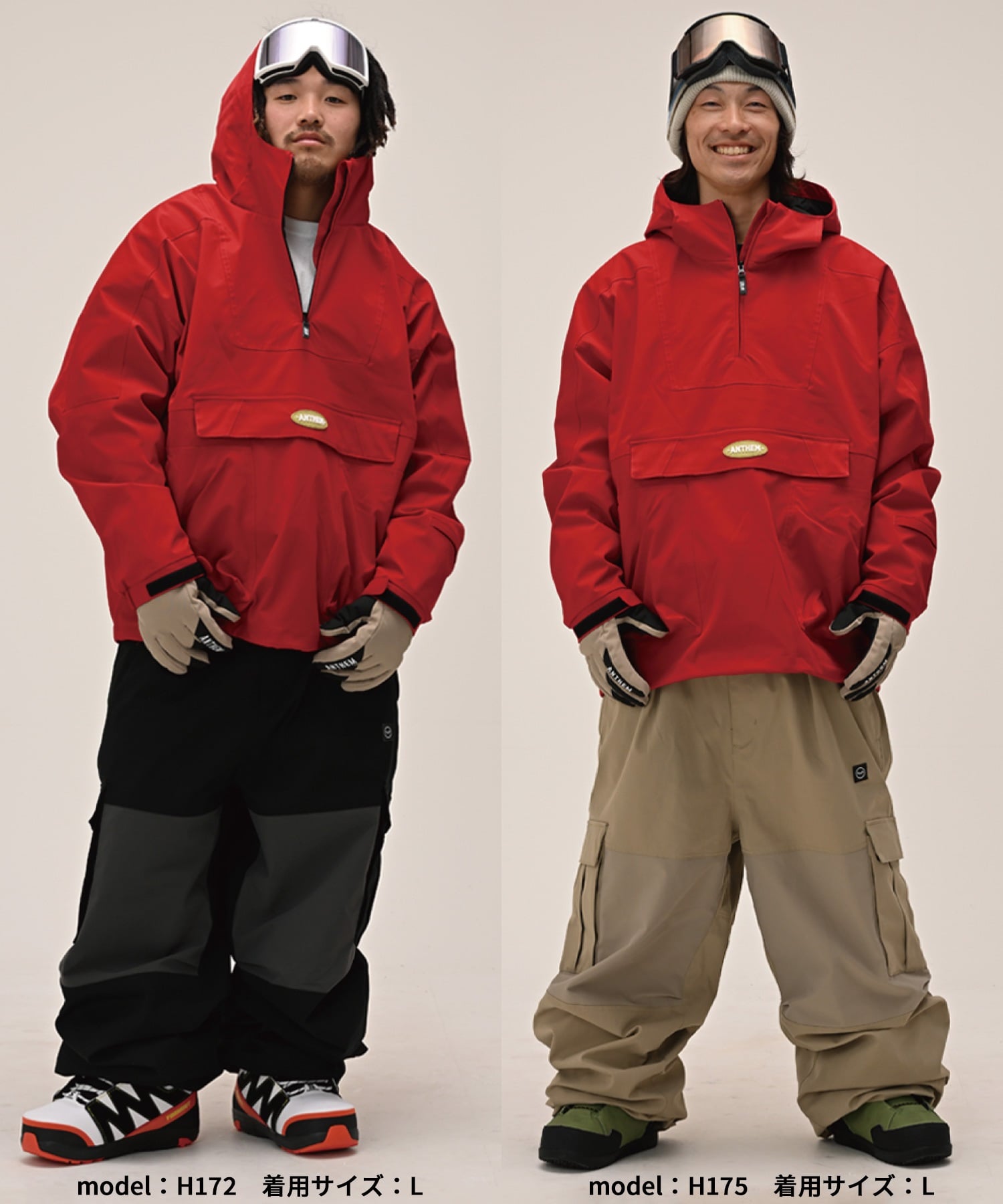 ANTHEM アンセム OVAL CAPTURED スノーボード ウェア ジャケット ユニセックス 25-26モデル LL C14【2526】(BLGRY-S)