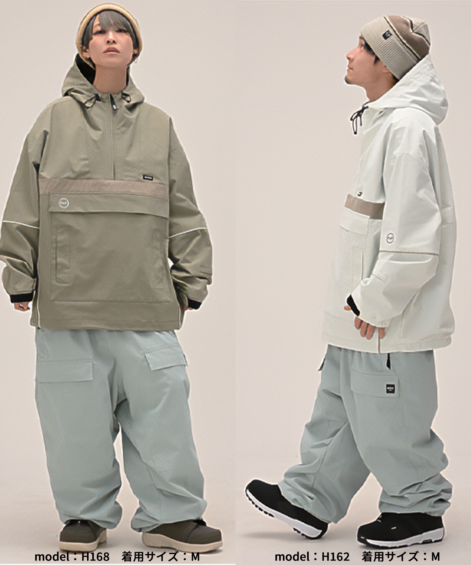 ANTHEM アンセム DOUBLE KNEE スノーボード ウェア パンツ ユニセックス 25-26モデル LL C14【2526】(BLACK-S)