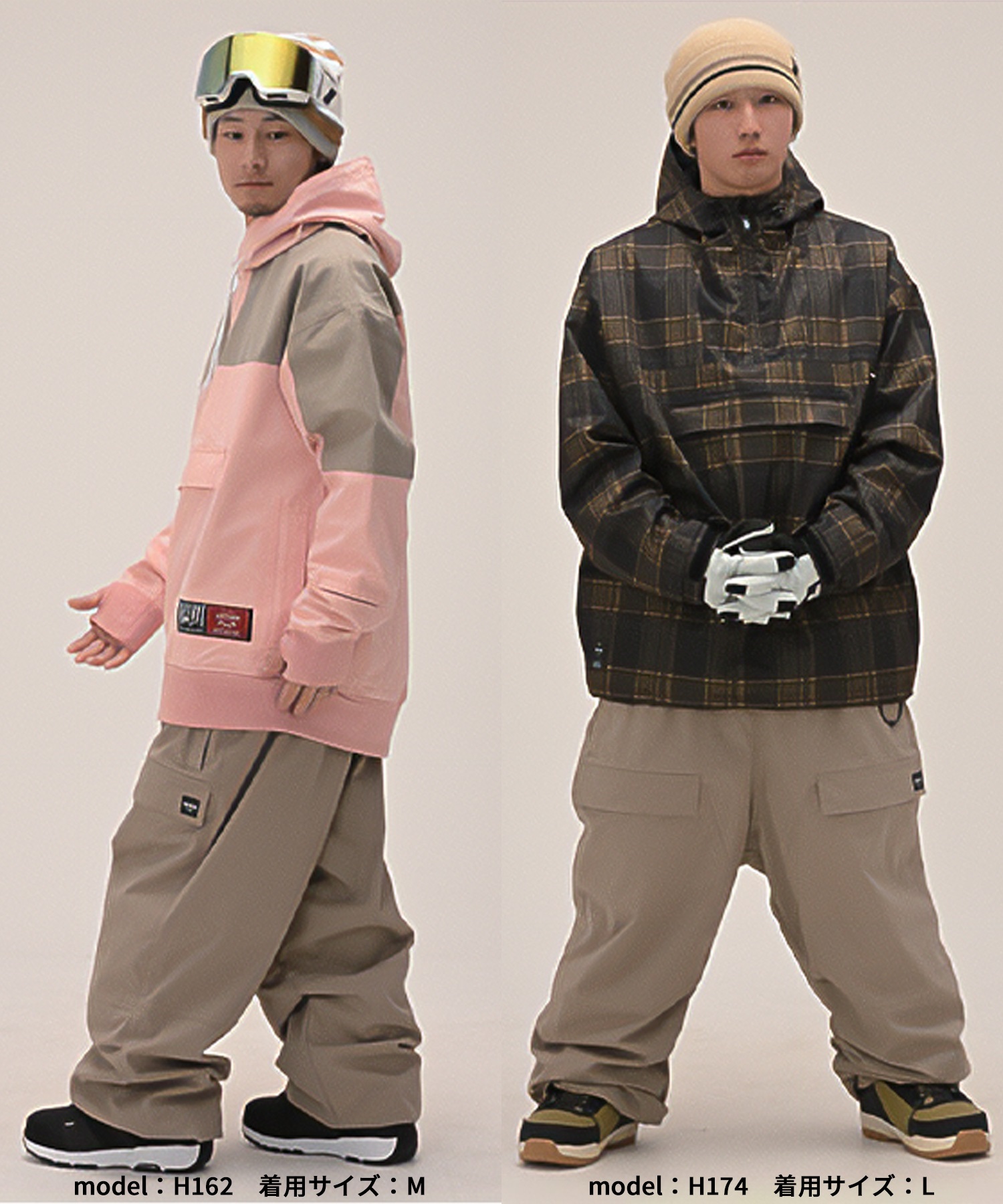 ANTHEM アンセム DOUBLE KNEE スノーボード ウェア パンツ ユニセックス 25-26モデル LL C14【2526】(BLACK-S)