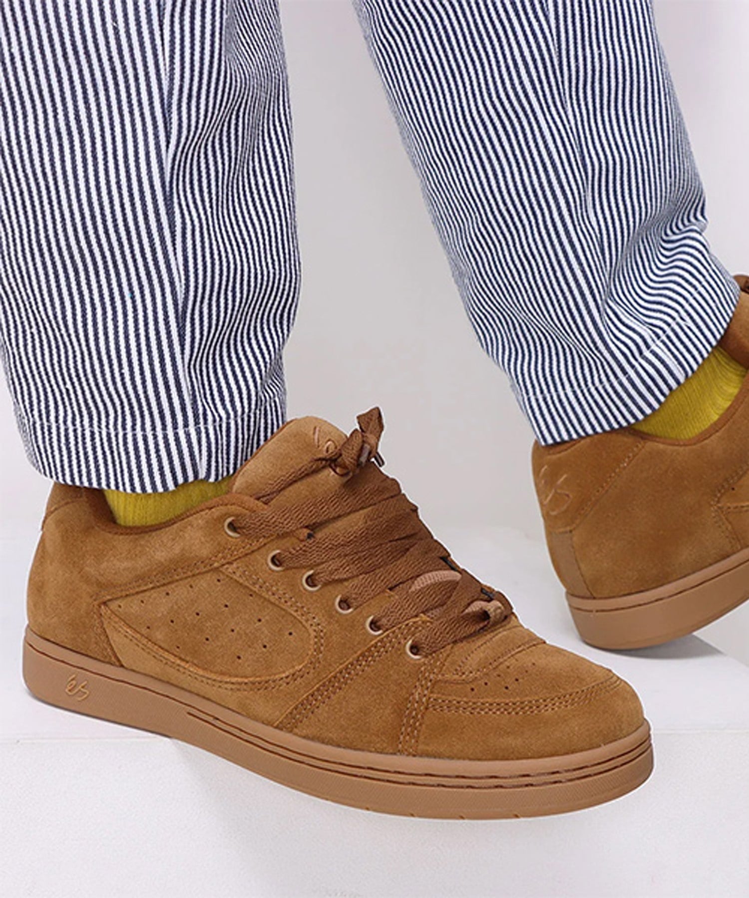 es エス スニーカー メンズ レディース ユニセックス ACCEL アクセル スケボー スケシュー 51010139212(BR.GM-23.0cm)