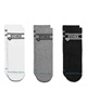 STANCE スタンス ソックス 靴下 3足セット BASIC QUARTER 3 PACK A356A24BAS(WHITE-L)